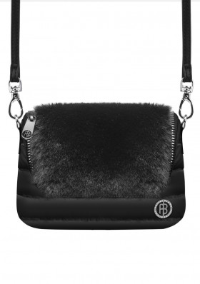 Poivre Blanc W21-9096-WO Belt Bag-fur bubbly black